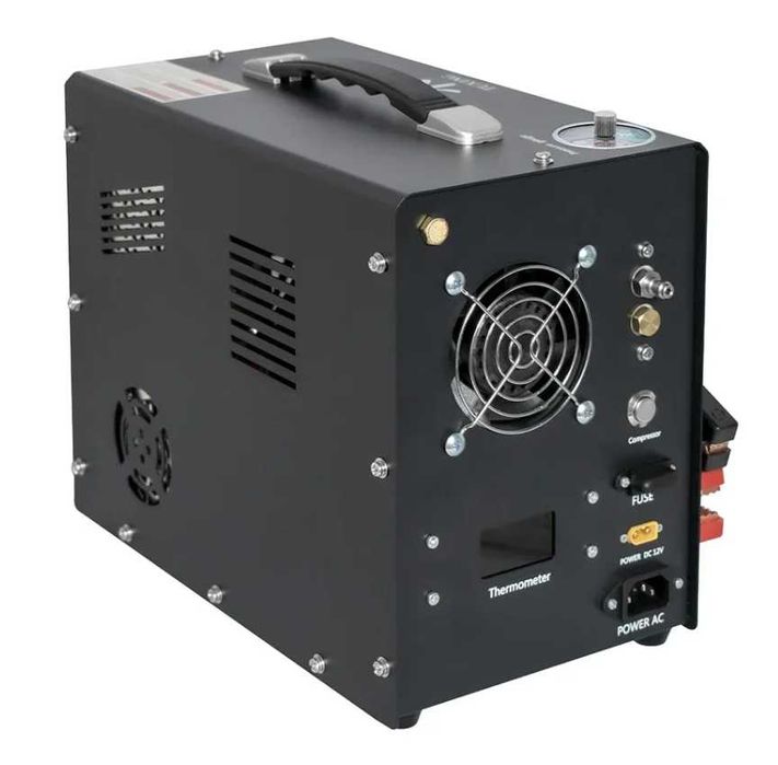 Преносим PCP въздушен компресор за високо налягане 300Bar. 12/220В.