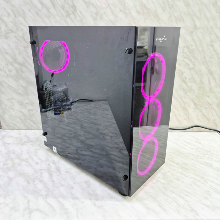 Desktop Pc Gaming i3-13100F 16gb Ram, 512 ssd, Placa video Radeon RX550 4gb, Zeus Amanet Militari 36749