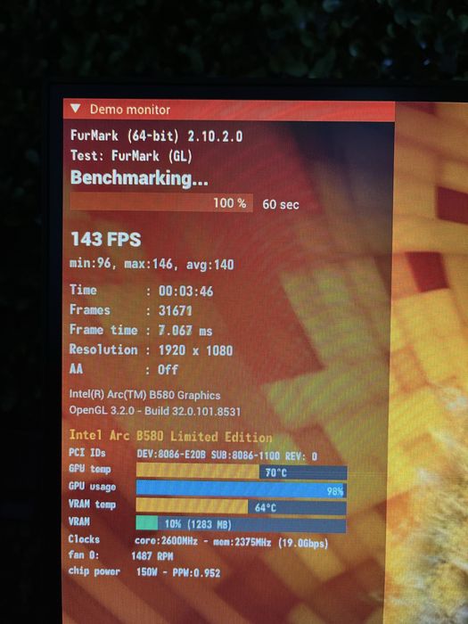 Intel ARC B580 12GB 192-bit