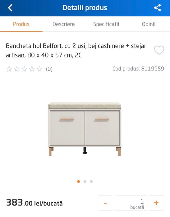 Set mobilier Hol NOU
