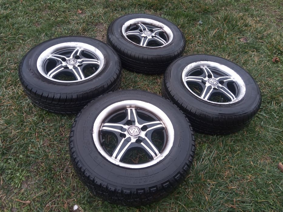 Джанти с гуми от Пежо 206 / 175 70 13 всесезонни гуми