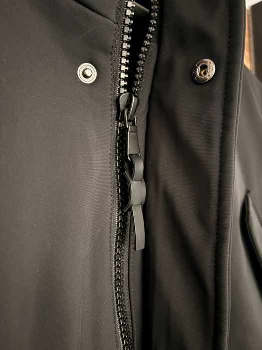 Мъжко Зимно Черно Яке Парка OVS