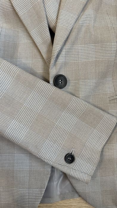Продам серо-голубой костюм Zara