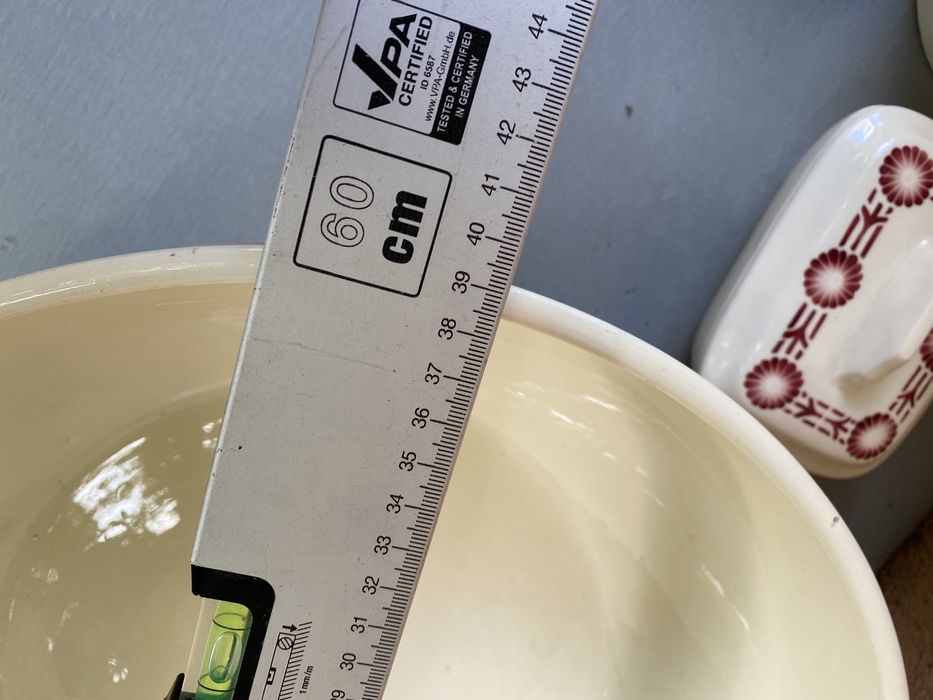 Белгийски порцеланов сет леген и кана