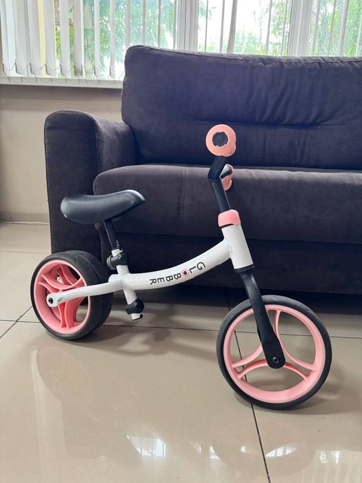 Беговел Globber Go Bike Duo розовый