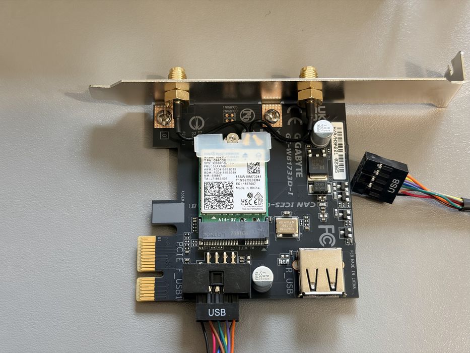 Placa WiFi PCIe Intel AC 9260