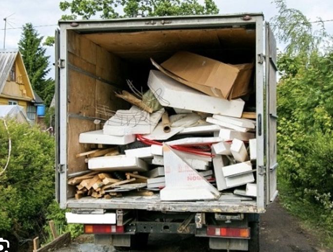 Вывоз мусора на аатомобиле газель