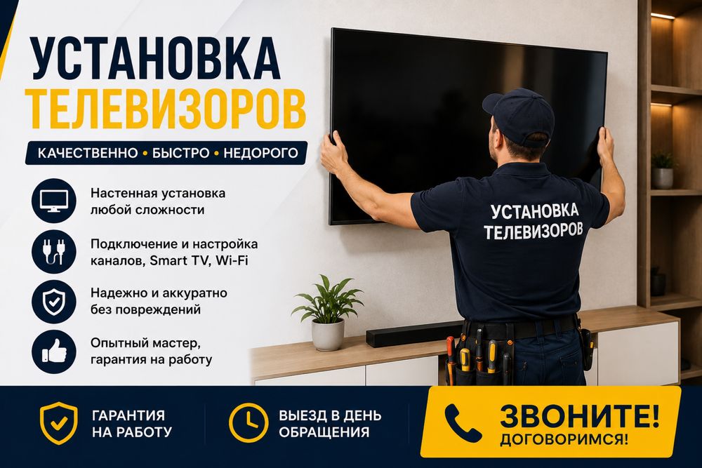 Кронштейн Установка Телевизор Настройка Антенны