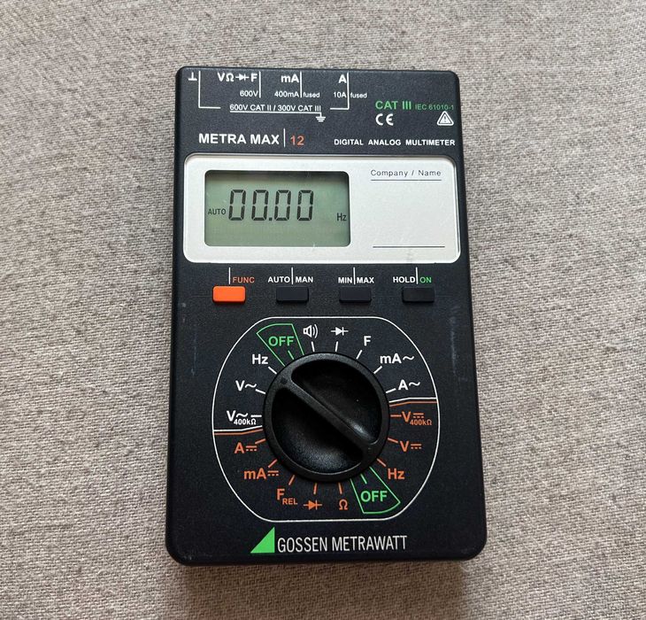 Multimetru profesional Gossen Metrawatt METRA MAX 12 cu accesorii