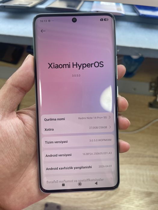 Redmi not 14 pro plus
