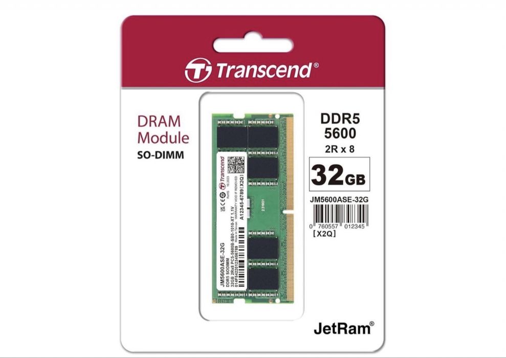 Нова оперативна памет Transcend 32 GB