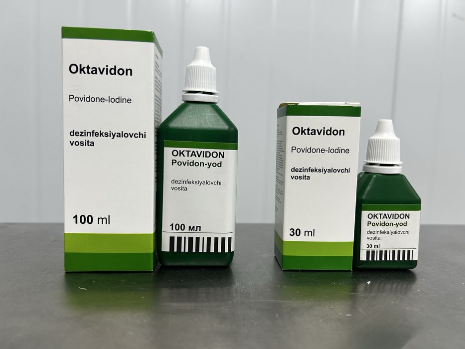 Povidon yod  Oktavidon 10%  eritma  30/100 /1000  ml