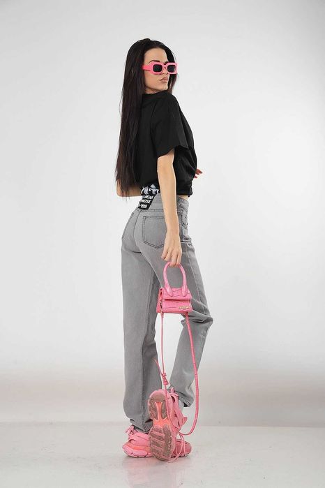 Сиви дънки Grace