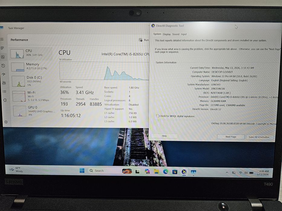 Lenovo ThinkPad T490