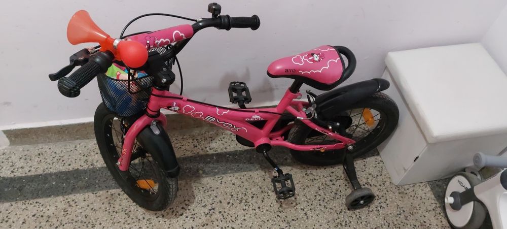 Колело BYOX Велосипед 16" DEVIL розов