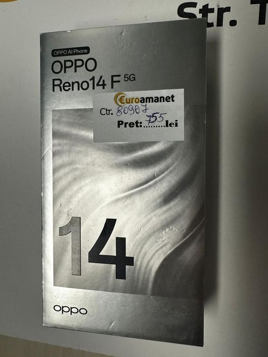 Oppo Reno 14F, 256GB, 8GB RAM -T-