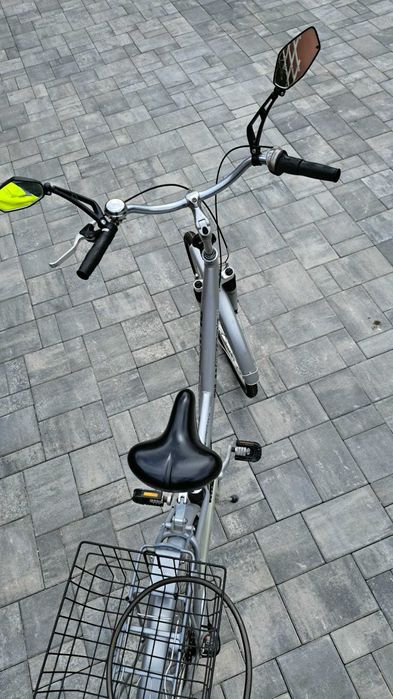 PACHET COMPLET: Bicicletă City Alu City Star – 7 Viteze Sachs – Cască Rockrider + Accesorii