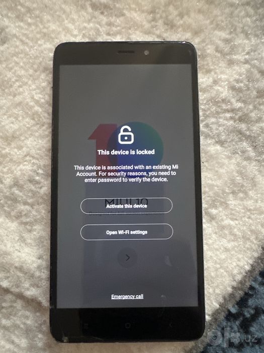 Редми нот4/4х mi account