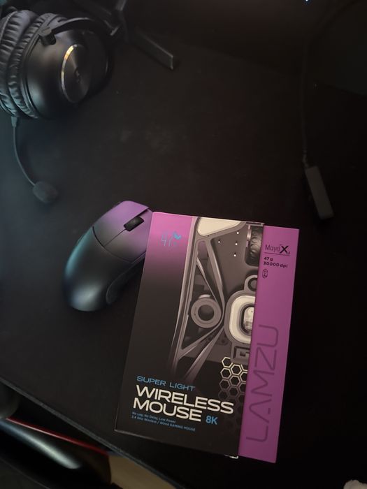 Lamzu Maya x Purple wireless mouse