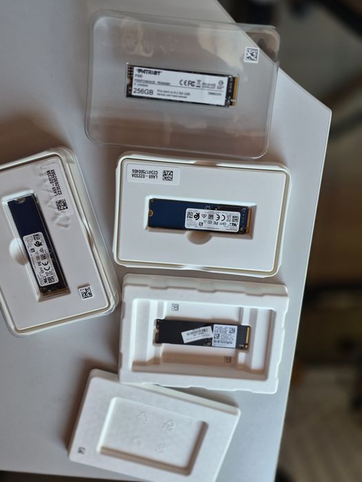 Ssd Samsung, kioxia, patriot 256 gb, nvme gen4