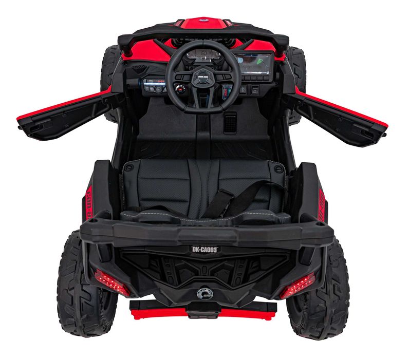 UTV electric pt copii Can-Am Maverick 24V 800W 4x4 (CA003) Rosu