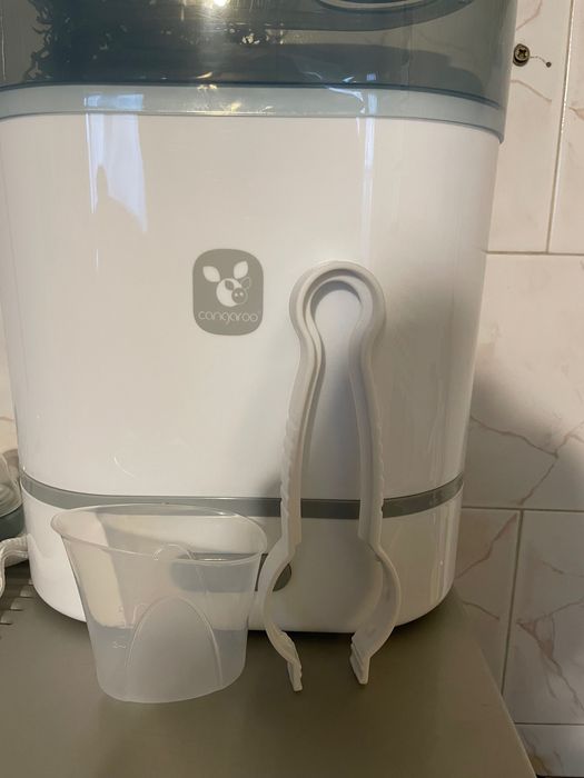 Електрически парен стерилизатор Cangaroo - 3 в 1, сив