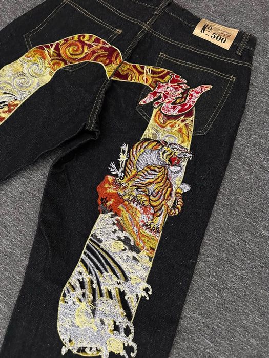Оригинални Evisu Year Of The Tiger Дънки