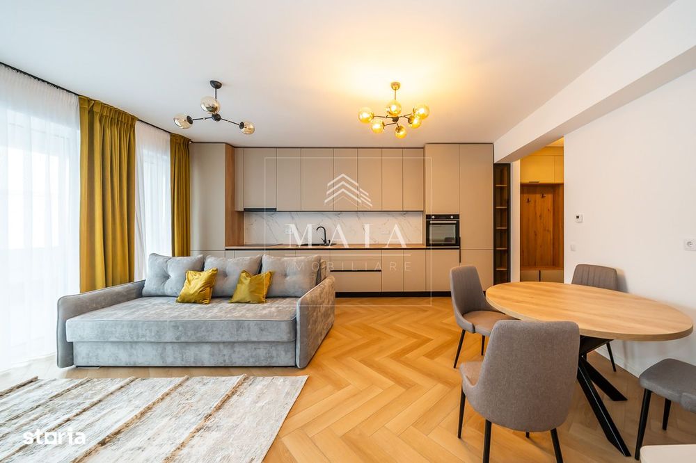 Apartament 3 camere, totul nou, prima inchiriere, central, Promenda