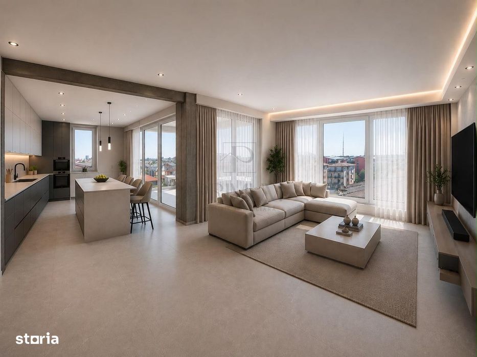 Giroc Eso - Penthouse - Lift - Terasa Generoasa - 3 Camere Si 2 Bai -