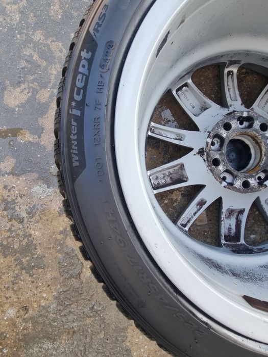 Jante 5x120 BMW seria 3 seria 1 ...R17"  cu anvelope  iarna