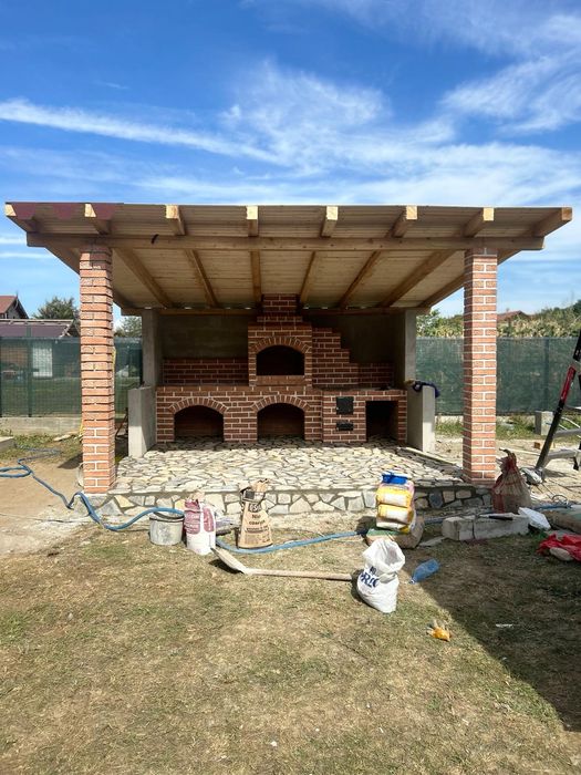 Grătar din cărămidă aparentă