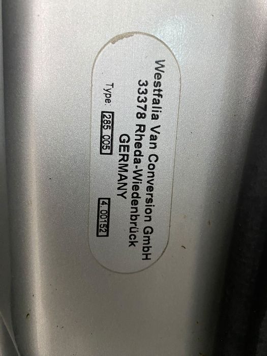 Westfalia Opel vivaro 2.5