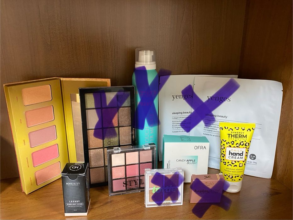 Нова неизползвана козметика