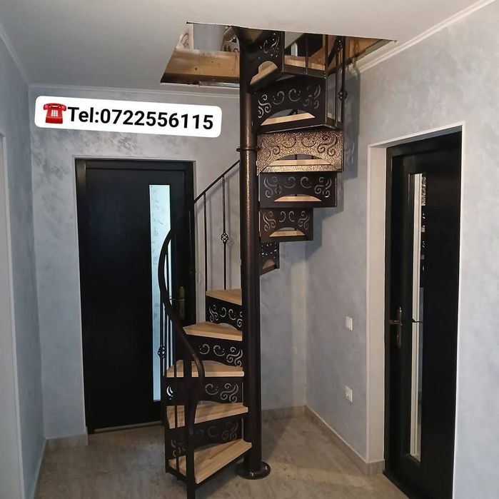 Scări Spirală pentru interior și exterior