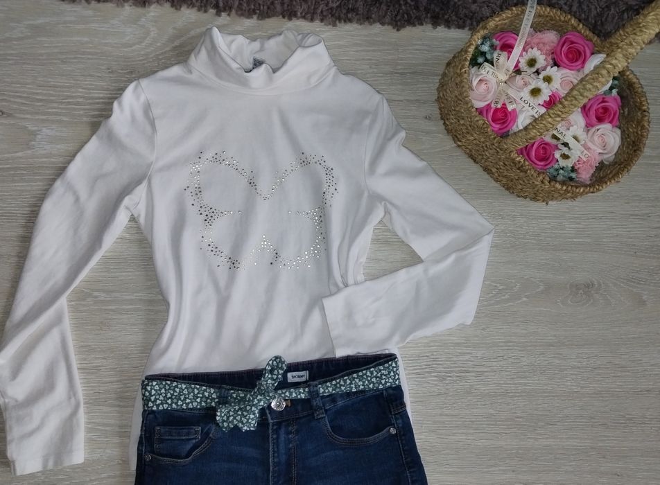 Блузки, клинове, дънки Liu Jo, Mayoral, Guess, Okaidi, H&m. Размер 140