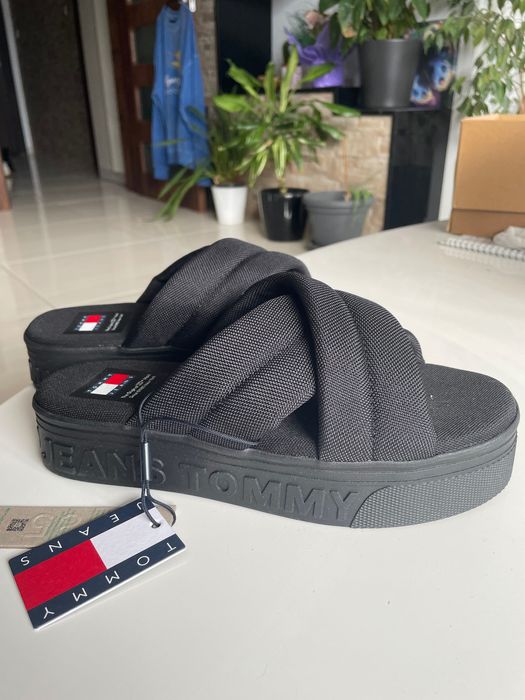 Чехли на платформа Tommy Jeans