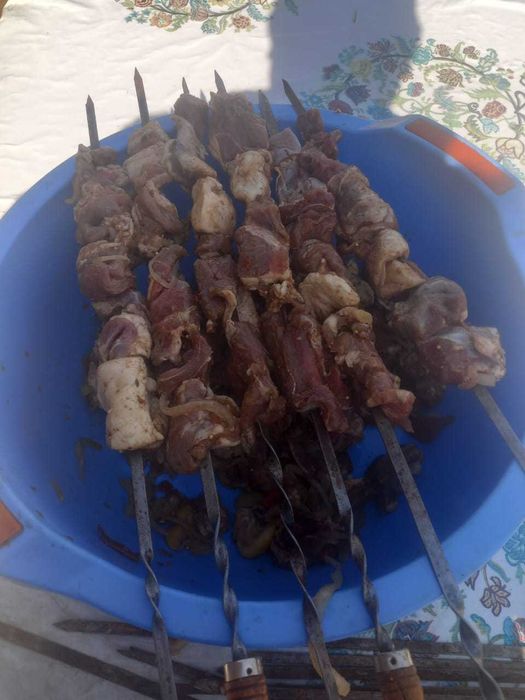Шашлык маринованный, баранина