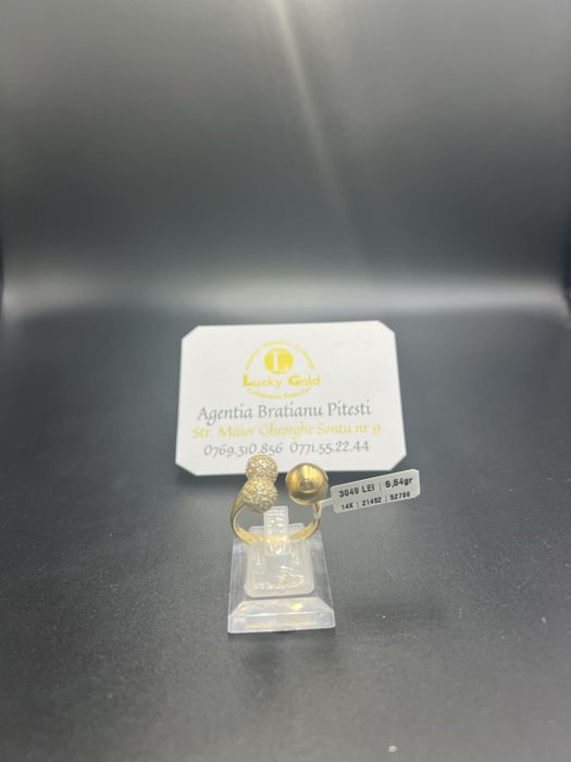 Inel aur 14k 5.54 gr marimea 19 cod 21462