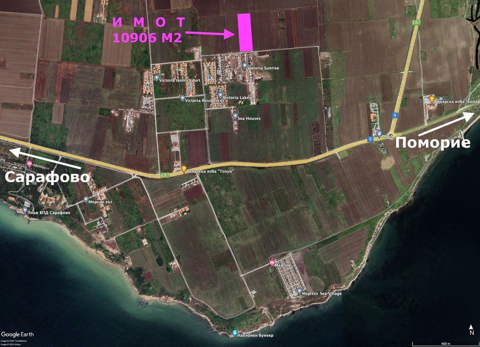 Продава се Парцел в Поморие - 10906 кв.м за 49 €/кв.м - Снимка #5