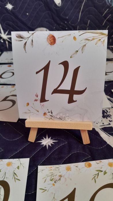 14 Sevalete cu numere