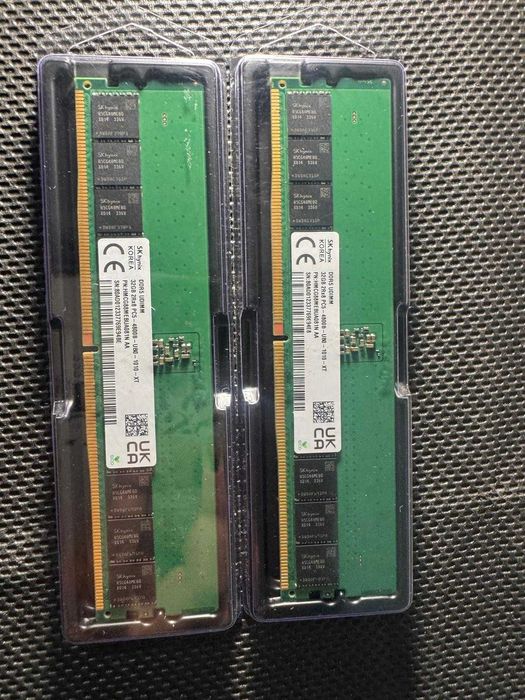 DDR5 64GB 2x32GB 4800Mhz SK Hynix Memorie RAM Desktop PC