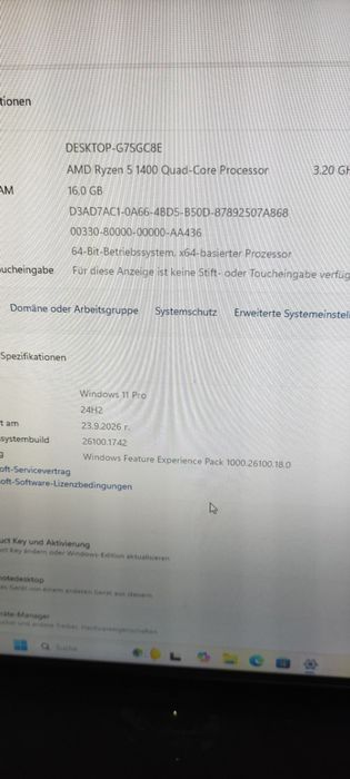 Gaming pc Ryzen 5 1400 16 GB ram gtx 1660 6 gb