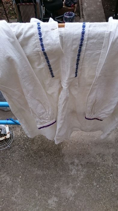 Автентична кенарена риза част от народна носия Нова