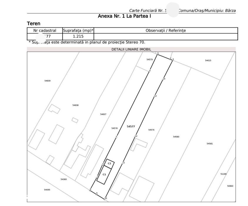 Casă Parter, localitatea Bârza,județOlt,lângăBalș, ,1215mp,utilități