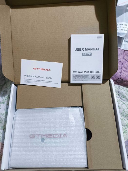 DVB-C, DVB-T, T2 GTMEDIA V7 TT Full HD с вкл. HDTV антена