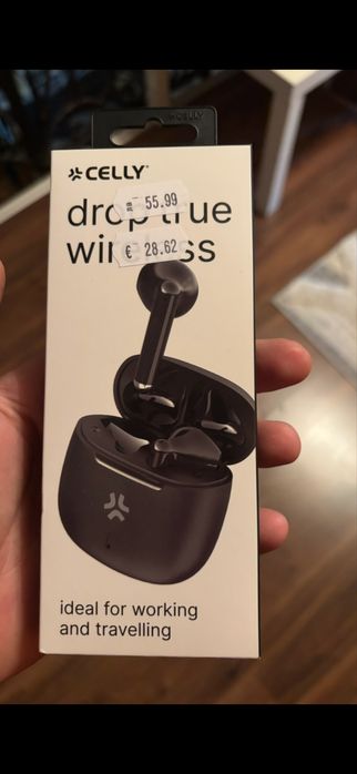 Безжични слушалки CELLY drop true wireless