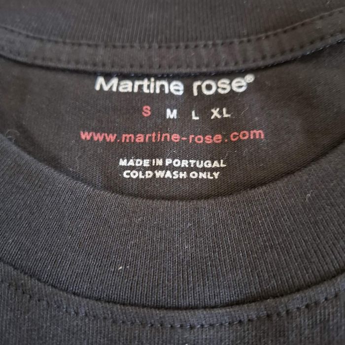 MARTINE ROSE унисекс тениска размер S НОВА