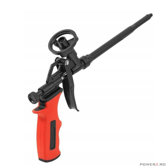 Pistol din metal pentru aplicarea spumei, negru Verke