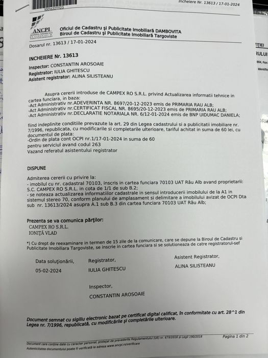 Raul Alb de Sus - extravilan faneata -5246mp