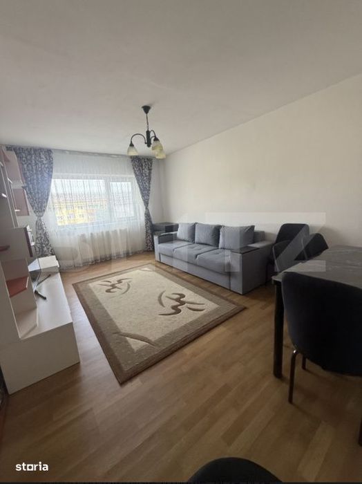 Apartament 2 camere decomandat, 50 mp, mobilat si utilat, zona Micro 1